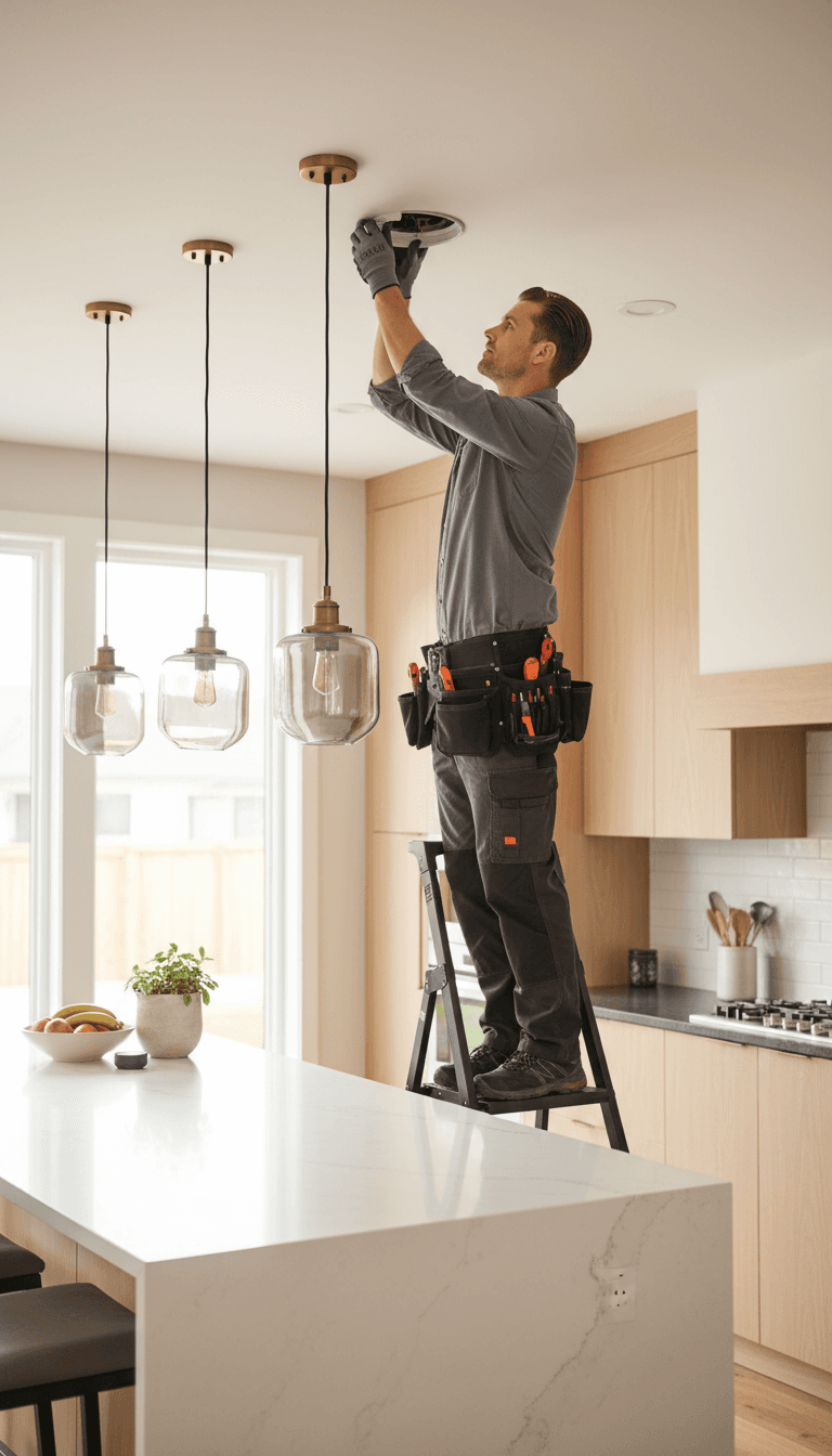 Light fixtures and switches
